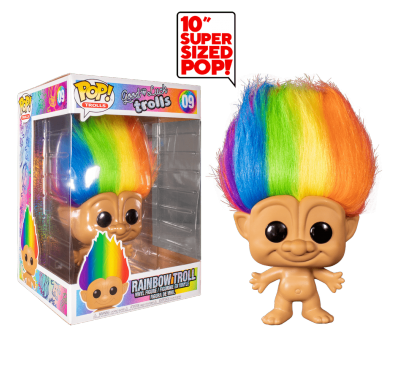 Радужный Тролль 25 см (Rainbow Troll 10-inch) из серии Тролли на удачу