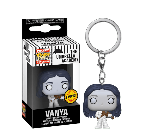 Ваня Харгривз в белом брелок (Vanya Hargreeves white Keychain (CHASE)) из сериала Академия Амбрелла