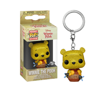 Pooh in Honey Pot Diamond Glitter keychain (PREORDER EndJuly24) (Эксклюзив Hot Topic) из мультика Winnie the Pooh