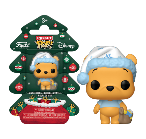 Винни-Пух праздничный мини 4 см (Winnie the Pooh Holiday Pocket Pop!) (PREORDER MidNov25) из мультика Винни-Пух