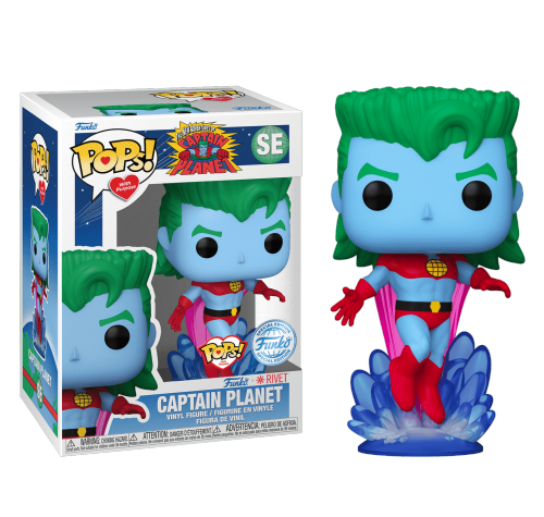 Капитан Планеты (Captain Planet (Эксклюзив Funko Shop)) (preorder Premix) из мультсериала Новые приключения Капитана Планеты