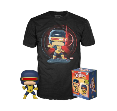 Фигурка и футболка Циклоп первое появление (Cyclops First Appearance POP and Tee (Размер S)) из комиксов Марвел Комиксы
