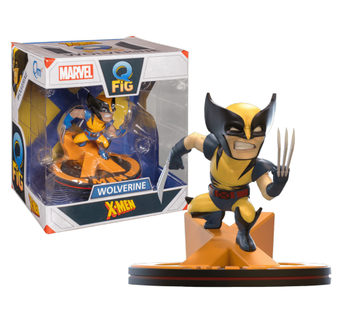 Логан Росомаха диорама (Wolverine 80th Anniversary Q-Fig Diorama) из комиксов Люди Икс Марвел