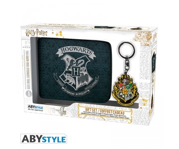HARRY POTTER ABYstyle Pack Hogwarts Wallet + Keyring (PREORDER FEB)