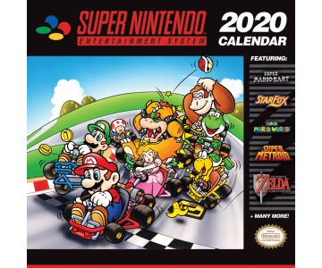 Календарь Pyramid: Nintendo: Super Nintendo (2020) (PREORDER SALE SEPT) из игр Nintendo (Нинтендо)