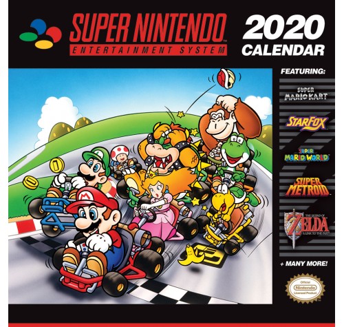 Календарь Pyramid: Nintendo: Super Nintendo (2020) из игр Nintendo (Нинтендо)