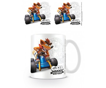 Кружка Crash Team Racing (Crash Emblem) Coffee Mug (PREORDER SALE SEPT) из игры Crash Bandicoot (Крэш Бандикут)