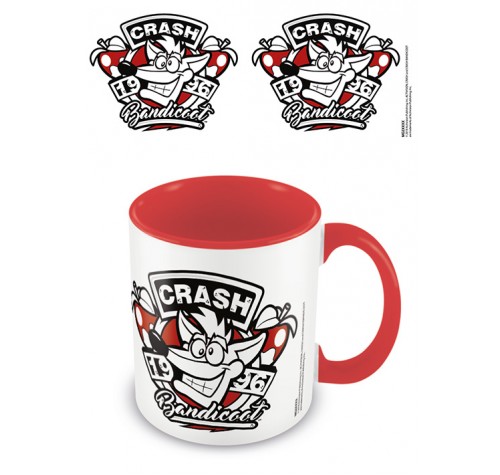 Кружка Crash Bandicoot (1996 Emblem) Red Coloured Inner Mug из игры Crash Bandicoot (Крэш Бандикут)