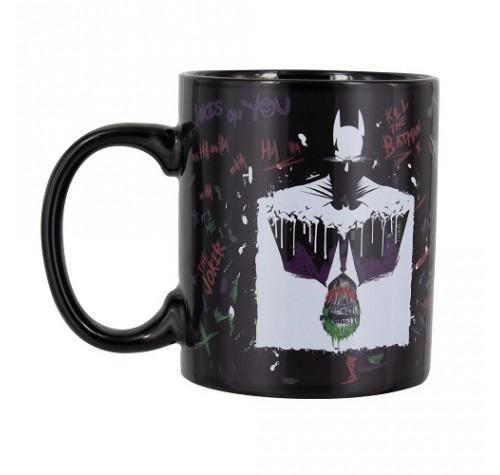 Кружка Batman and The Joker Heat Change Mug из комиксов DC Comics