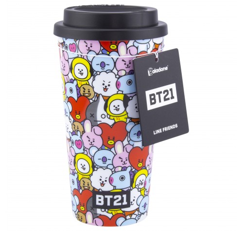 Кружка BT21 Travel Mug 480мл из серии BTS