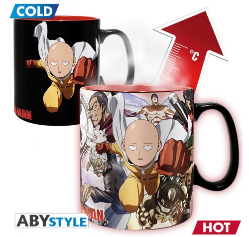 ONE PUNCH MAN (PREORDER) ABYstyle Heat change mug Heroes King size