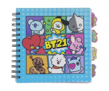 Записная книжка BT21 Notebook With Dividers (PREORDER ZS) из группы BTS (БТС)