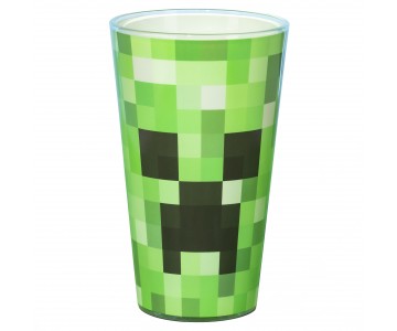 Бокал стеклянный Minecraft Creeper Glass 450 мл из игры Minecraft