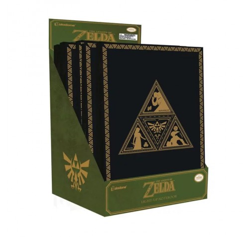 Записная книжка The Legend Of Zelda Triforce Light Up Notebook из игры Legend of Zelda