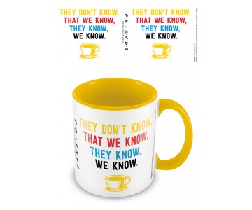 Кружка Friends (We Know) Yellow Coloured Inner Mug (PREORDER SALE SEPT) из сериала Friends (Друзья)