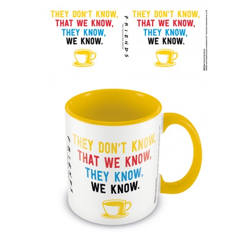 Кружка Friends (We Know) Yellow Coloured Inner Mug из сериала Friends (Друзья)