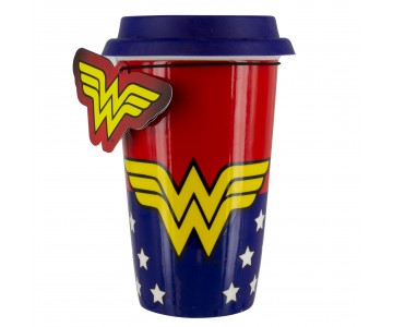 Кружка Wonder Woman Travel Mug (PREORDER ZS) из комиксов Wonder Woman