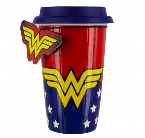 Кружка Wonder Woman Travel Mug из комиксов Wonder Woman