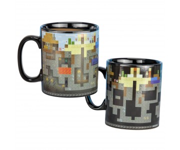 Кружка Minecraft XL Heat Change Mug 550 мл (PREORDER ZS) из игры Minecraft