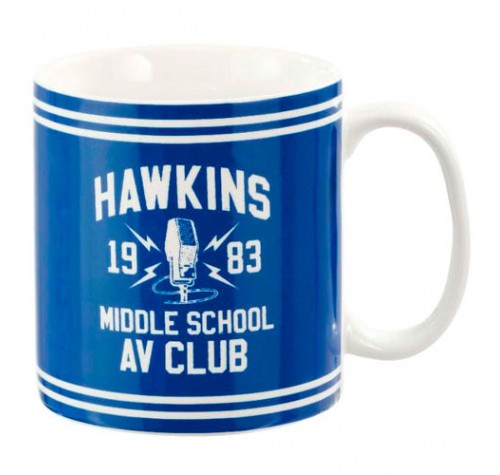 Кружка Клуб школы Хоукинса (Hawkins AV Club Mug) из сериала Очень странные дела