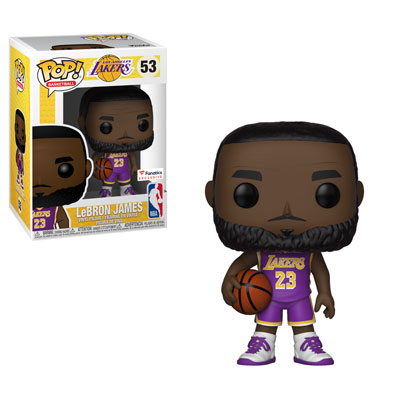LeBron James purple Lakers uniform для Fanatics exclusive funko pop