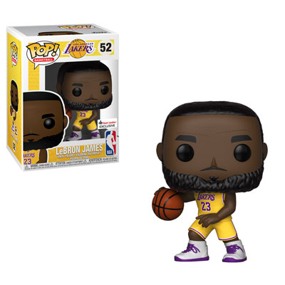 LeBron James yellow Lakers uniform эксклюзив для Foot Locker funko pop