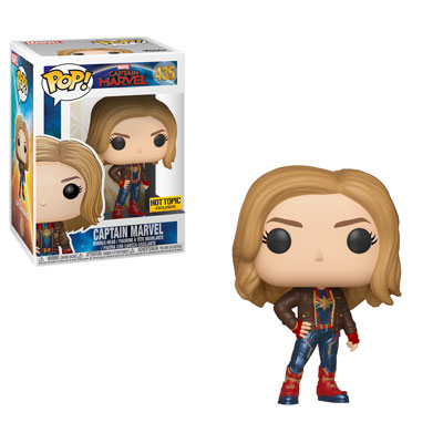 Captain Marvel with her jacket для Hot Topic