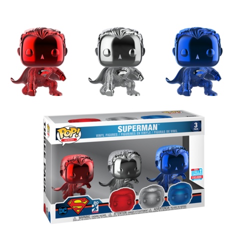Superman Chrome 3-pack