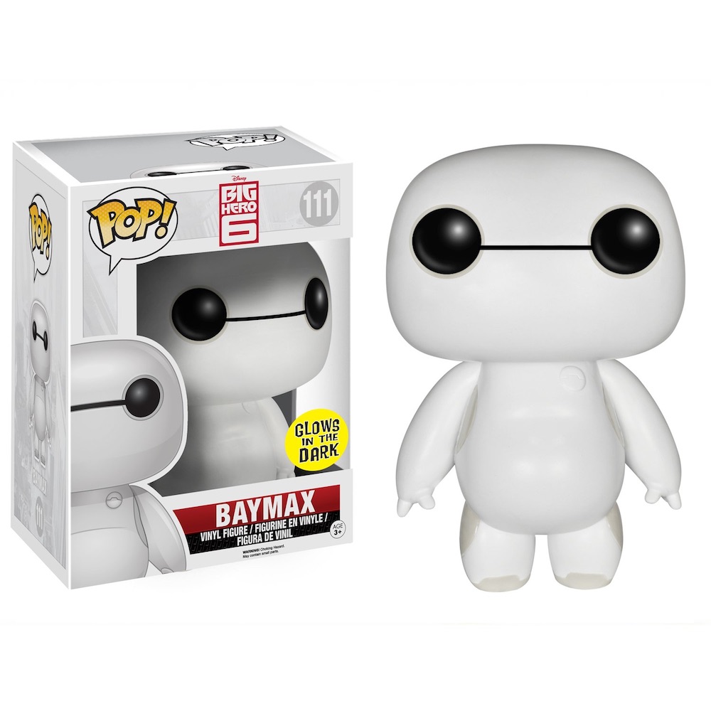 Фигурка Бэймакс светящийся (Baymax GitD 6-Inch (Эксклюзив Amazon)) Фанко  ПОП из мультика Big Hero 6 — Funko POP Russia