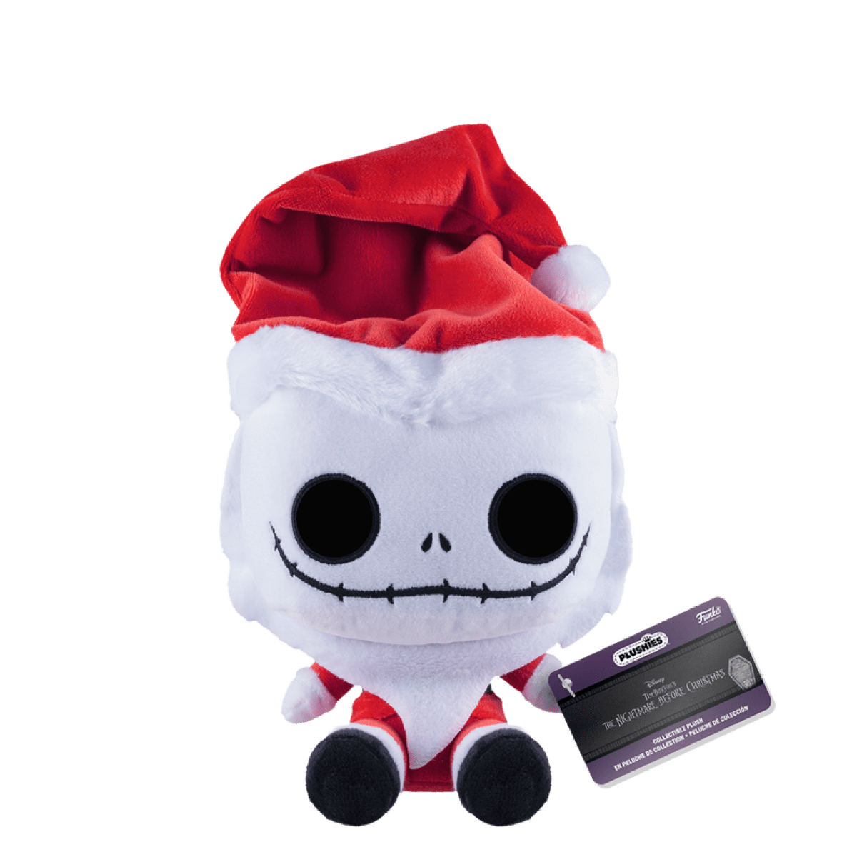 Фигурка Джек Скеллингтон Санта плюш 18 см (Santa Jack Skellington Plush  7-inch) — Funko POP