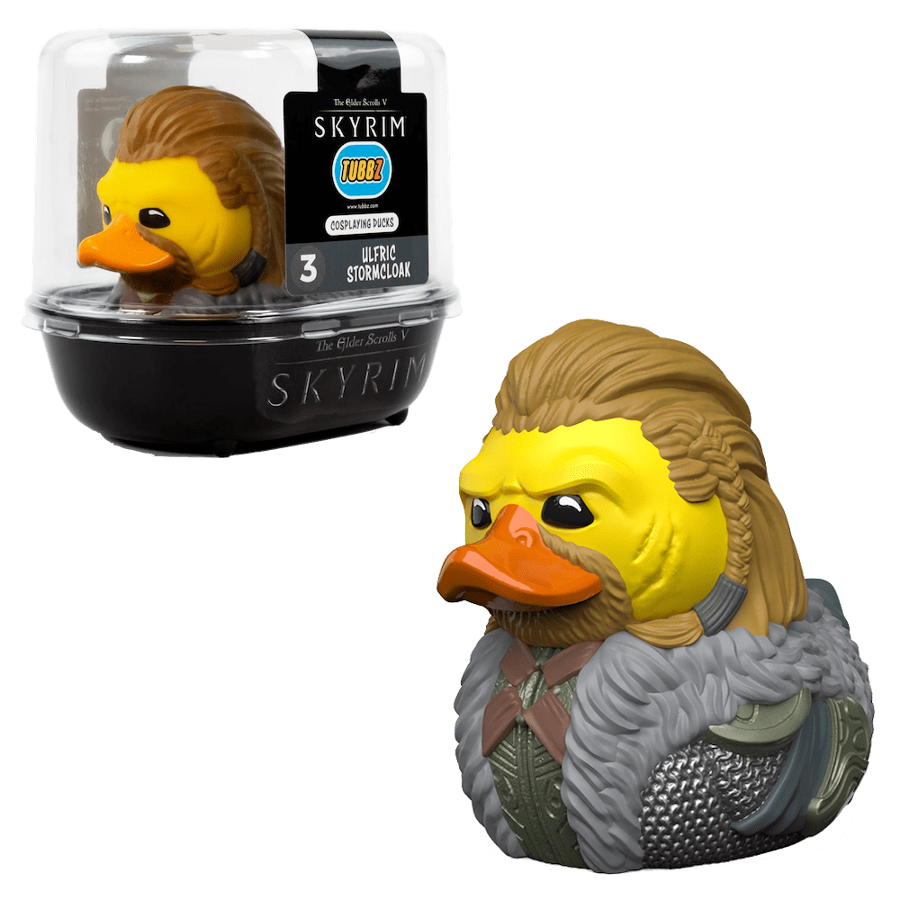 Уточка для ванной Ульфрик Буревестник (Ulfric Stormcloak TUBBZ Cosplaying Duck Collectible) из игры Скайрим