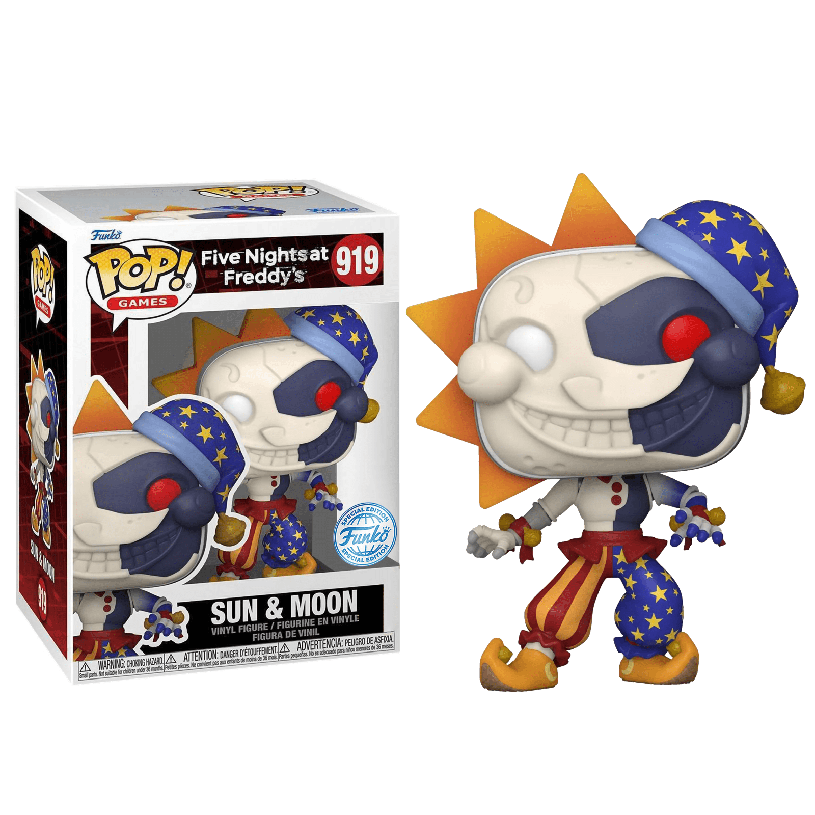 Фигурка Солнце и Луна (Sun and Moon (Эксклюзив Hot Topic)!) из Пять ночей с  Фредди - Funko POP