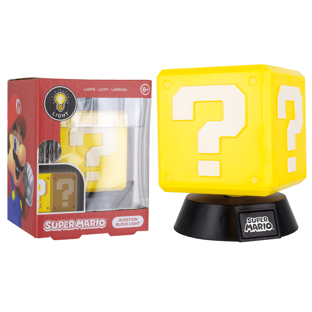 Блок с вопросом светильник (Question Block Icon Light) из игры Супер Марио Нинтендо