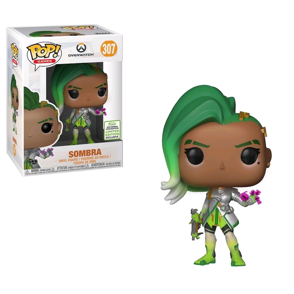 Фигурка Сомбра Лимонница (Sombra Glitch (Эксклюзив ECCC 2019)) Фанко ПОП из  игры Overwatch — Funko POP Russia