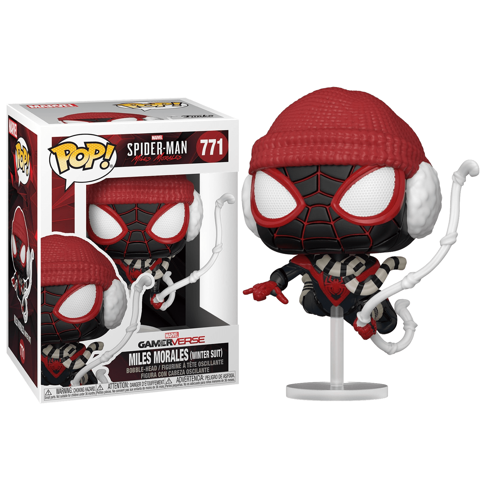 Фигурка Майлз Моралес Зимний Костюм (Miles Morales Winter Suit) — Funko POP