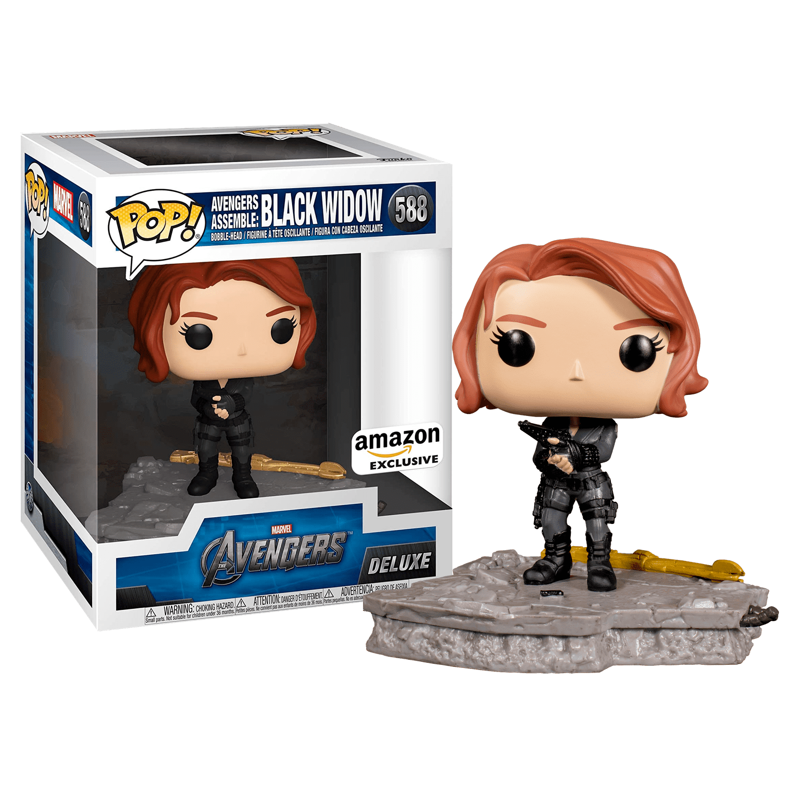 funko pop deluxe marvel avengers assemble series black widow