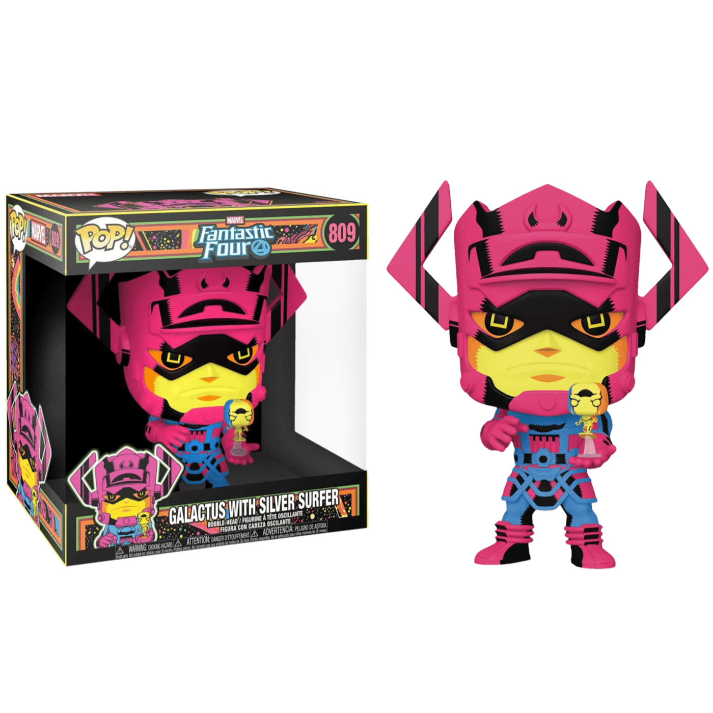 galactus funko pop 10 inch black light