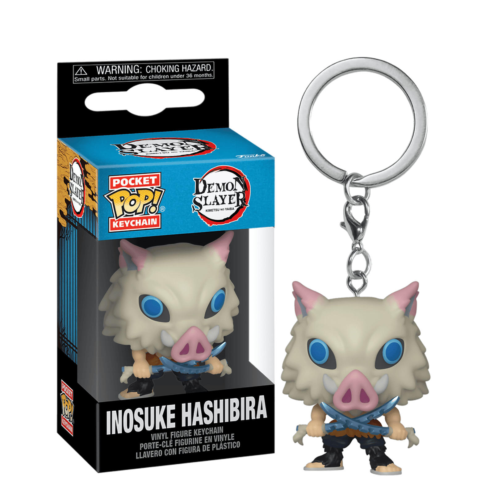 Фигурка Иноске Хашибира брелок (Inosuke Hashibira keychain) — Funko POP