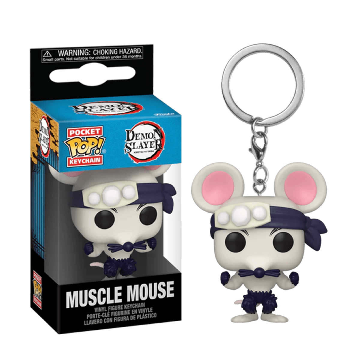 Фигурка Мышь Узуй Тенгена брелок (Muscle Mouse keychain) — Funko POP