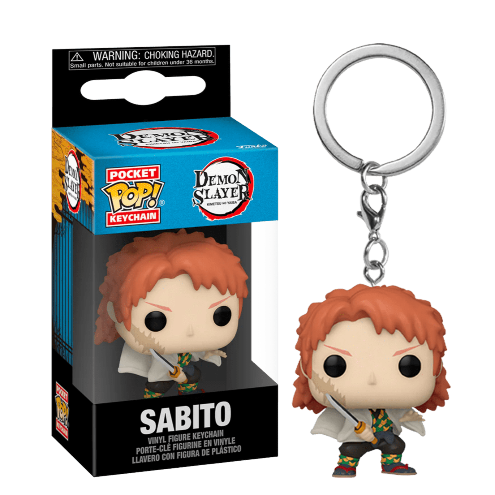 Фигурка Сабито без маски брелок (Sabito without Mask keychain) — Funko POP