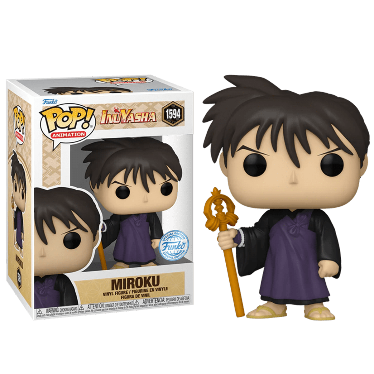 Фигурка Мироку (Miroku (Эксклюзив Previews)) — Funko POP