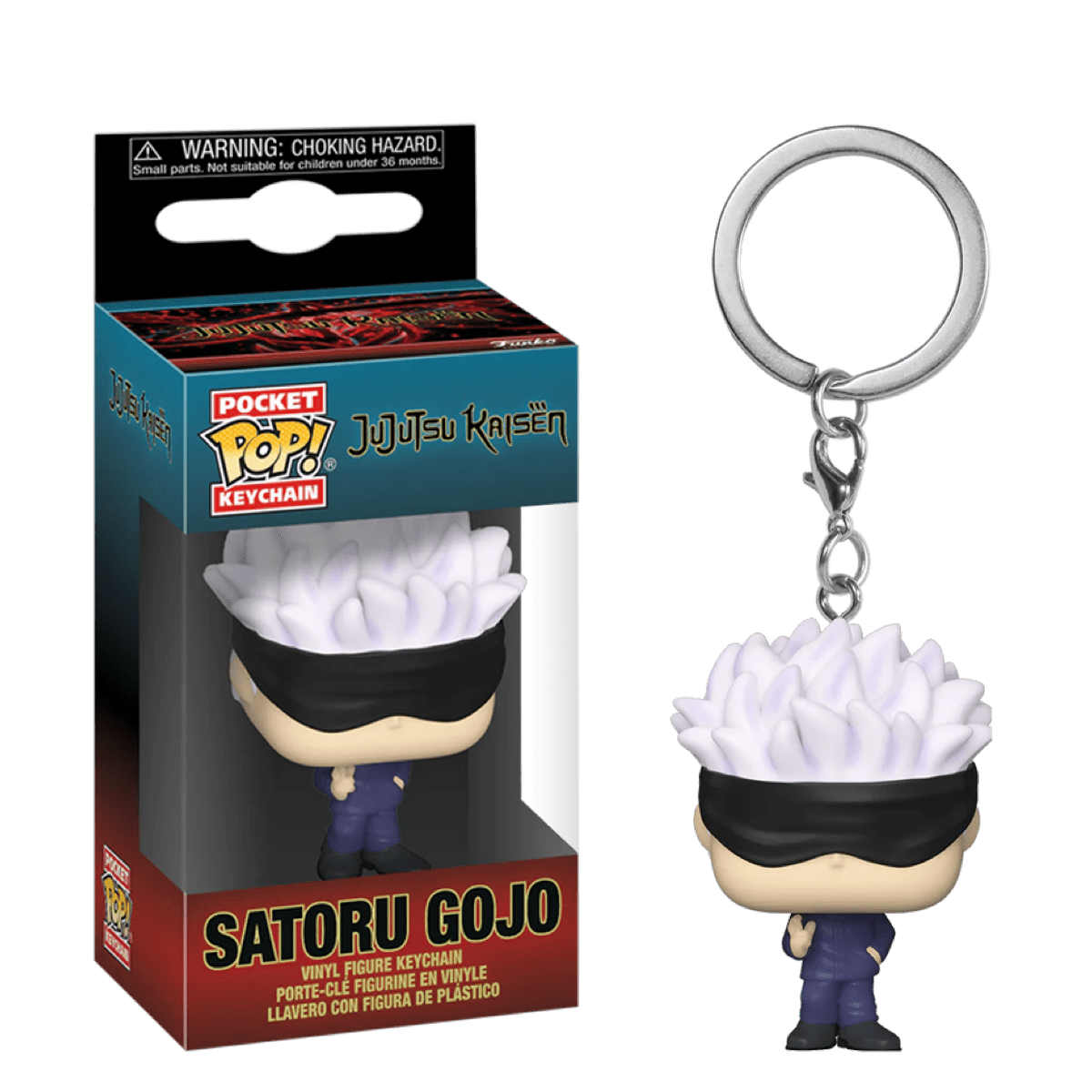 Фигурка Сатору Годзё брелок (Satoru Gojo keychain) — Funko POP