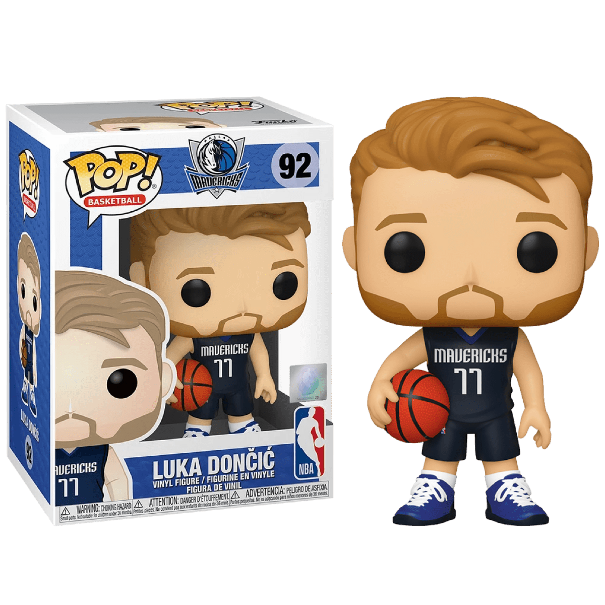 Фигурка Лука Дончич Даллас Маверикс (Luka Doncic Dallas Mavericks  Alternate) – Funko POP