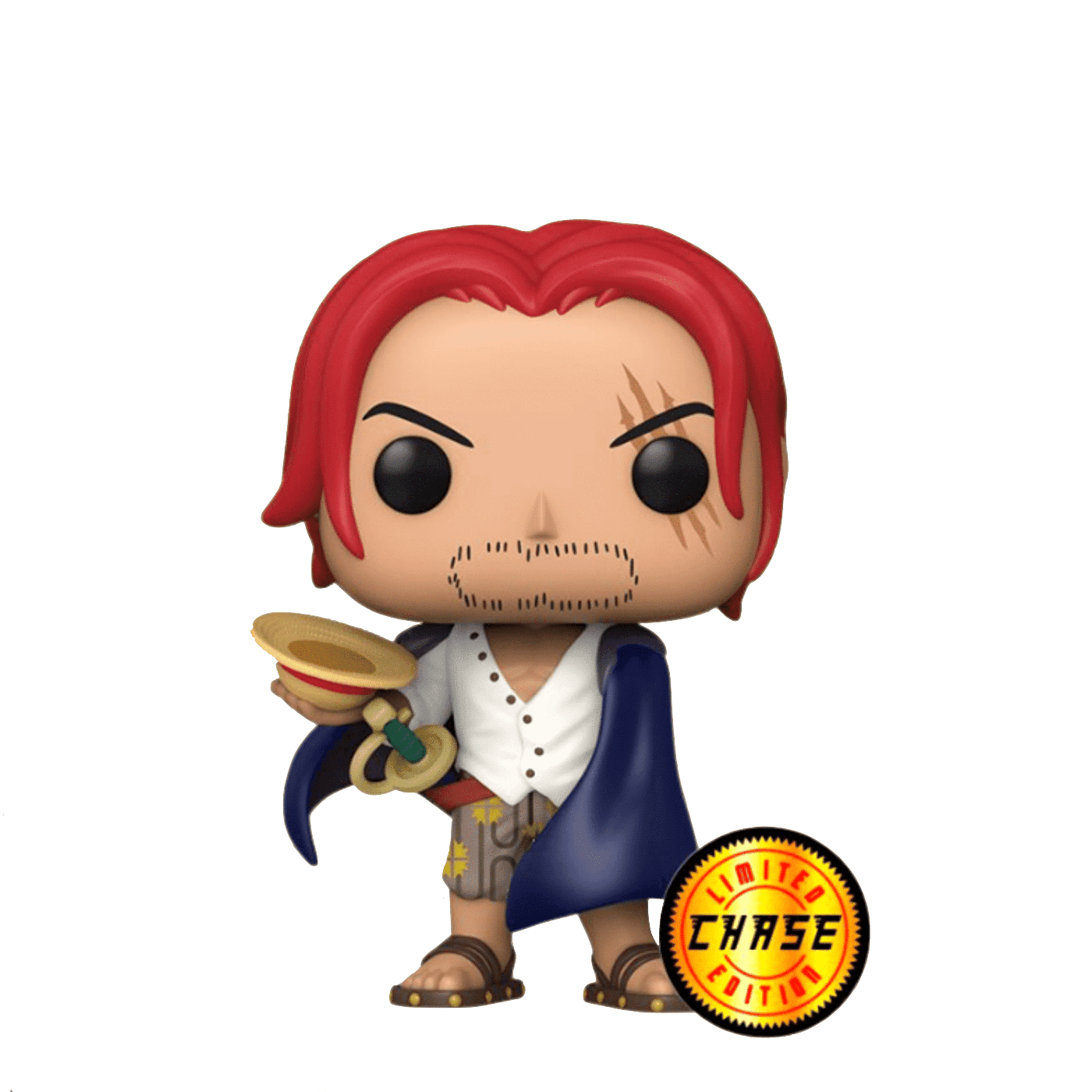 Фигурка Шанкс со шляпой (Shanks with straw hat (Chase, Эксклюзив Big Apple Collectibles
