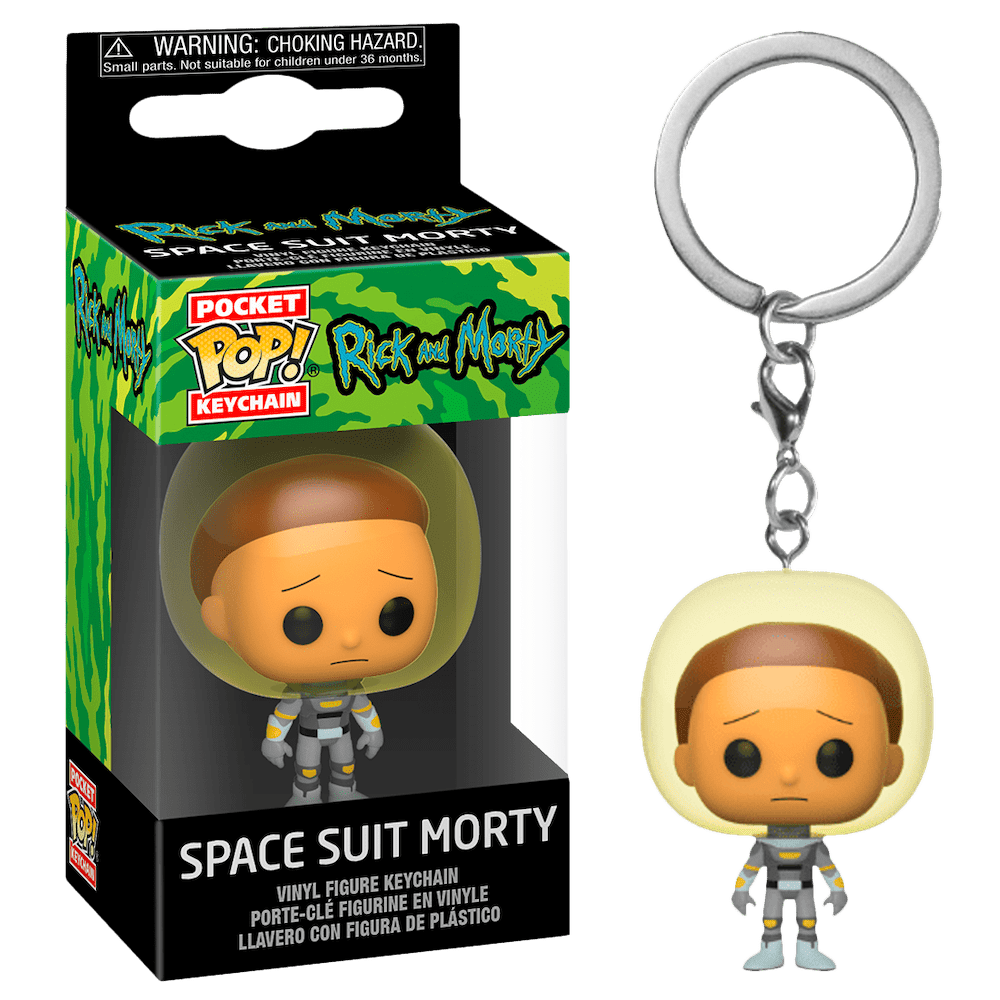 Фанко ПОП Морти в скафандре брелок (Morty in Space Suit Keychain) из сериала Рик и Морти