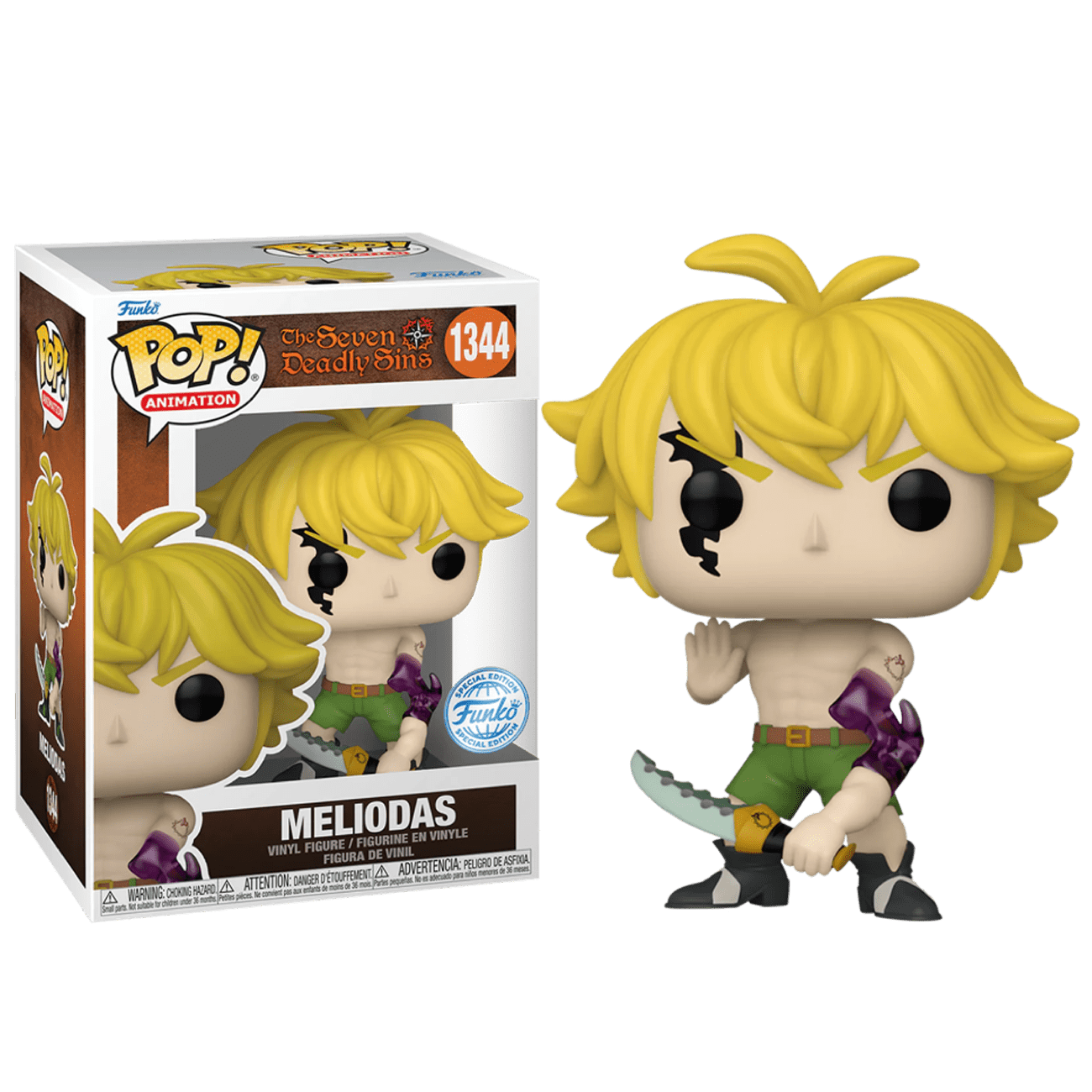 Фигурка Мелиодас демон (Meliodas in Demon Mode (Эксклюзив Previews)) —  Funko POP